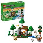 Brinquedo de Construção Aventura da Primeira Noite Minecraft com Função de Explosão Verde Lego