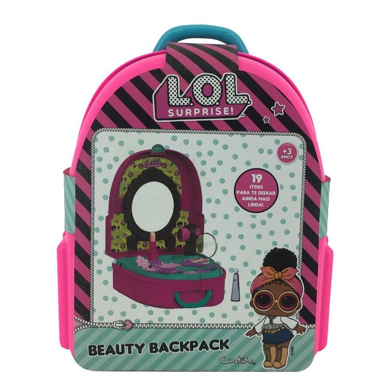 Beuty backpack c/19peÇas - lol surprise