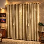 Cortina Rekynte Linha Nobre Poliéster para Decoração Bronze