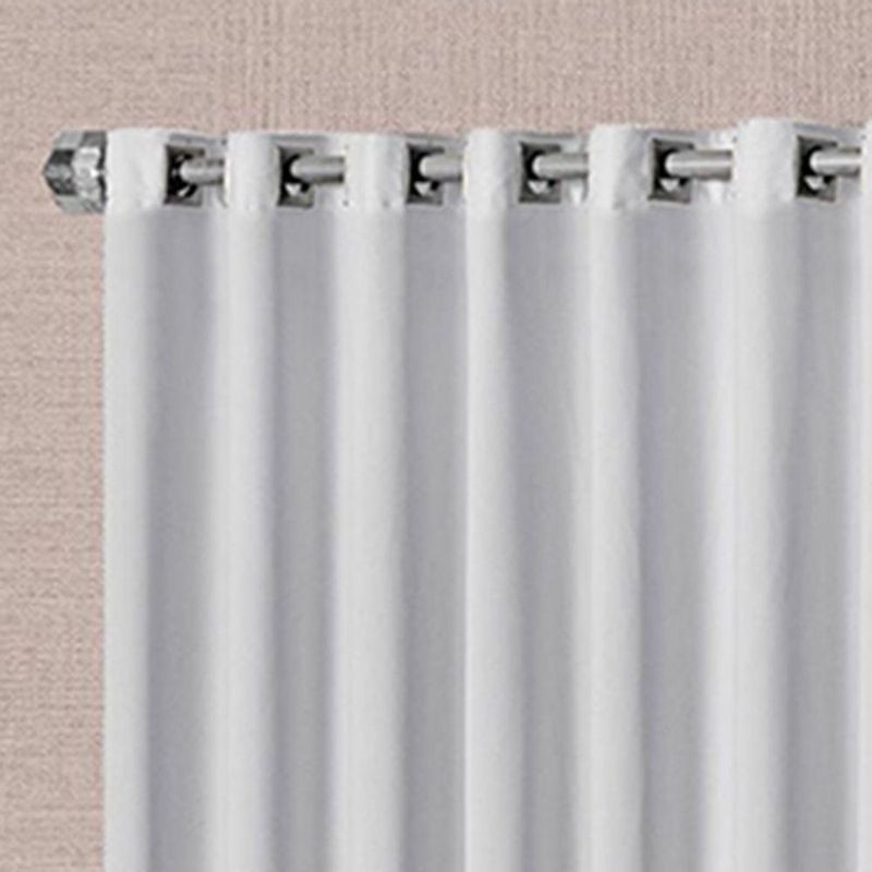 Cortina Corta Luz Linha Nobre Poliéster Off White Casa Show Enxovais