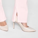 Calça boot cut sawary com fenda feminina