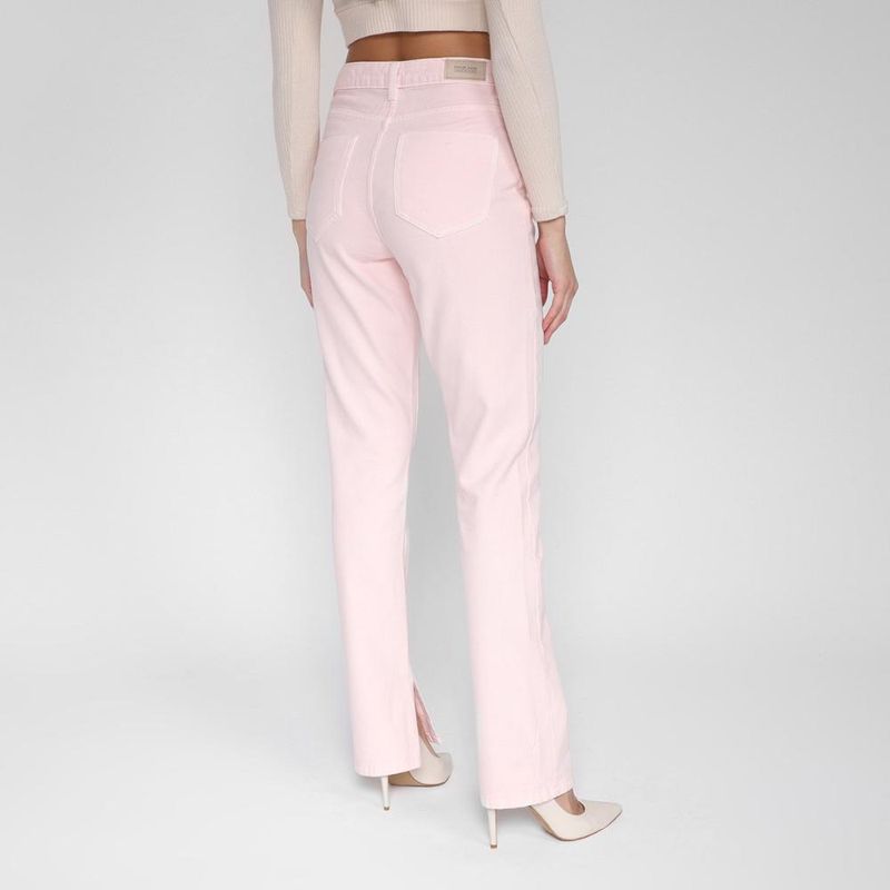 Calça boot cut sawary com fenda feminina