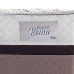 Cama box conjugada casal herval roma ortopédico espuma d20 e tecido poliéster 53x138x188cm - marrom/bege/branco
