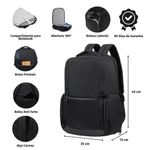 Mochila executiva para notebook royale preta