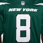 Camiseta nike new york jets aaron rodgers n° 8 game masculina