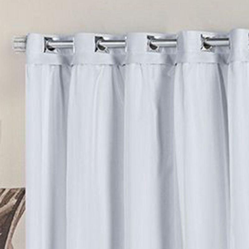 Cortina Realeza para Varão 3,00m X 2,50m Poliéster para Decoração Gelo