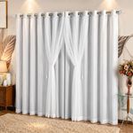 Cortina Realeza para Varão 3,00m X 2,50m Poliéster para Decoração Gelo
