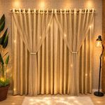 Cortina Premyer Linha Nobre Poliéster para Decoração Bronze