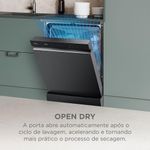 Lava-Louças Midea Smart Home Black Inox 127V 16 Serviços MDWEF1633GBS1