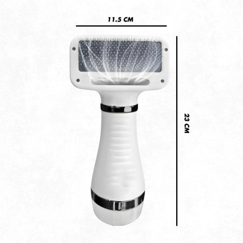 Secador Elétrico com Escova para Pets Utimix 2 em 1 Removedor de Pelos para Cães e Gatos 300W 110V