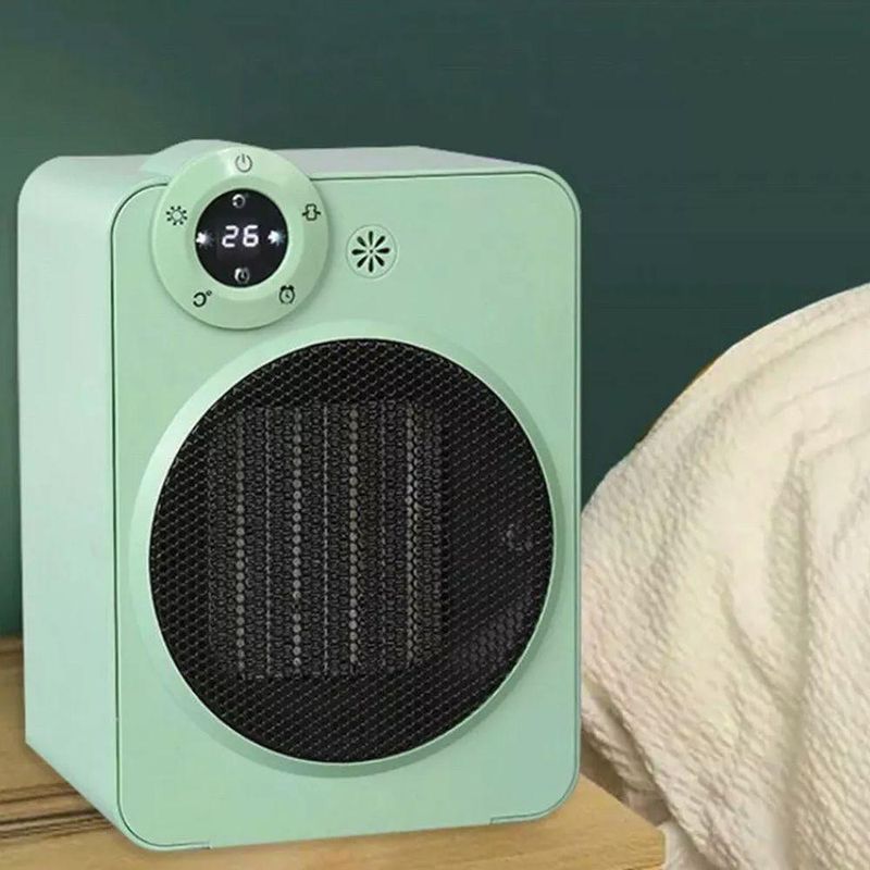 Aquecedor Elétrico BSL3811 Cerâmico 2000W Controle Remoto Ambiente Interno Verde Ideal Importados