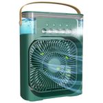 Ventilador Portátil de Mesa Mini Ar Condicionado Umidificador Utimix Verde Ventilador Portátil
