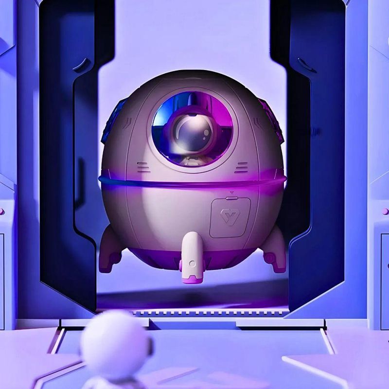 Umidificador de Ar Portátil USB Utimix 220ML Astronauta Space Capsule Humidifier USB