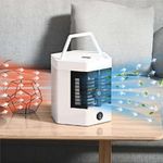 Mini Climatizador de Ar Portátil 0,3L 70W Branco Air Cooler USB Bivolt