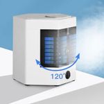 Mini Climatizador de Ar Portátil 0,3L 70W Branco Air Cooler USB Bivolt