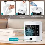 Mini Climatizador de Ar Portátil 0,3L 70W Branco Air Cooler USB Bivolt