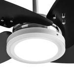 Ventilador de Teto Tron 130W 120CM 4 Pás 3 Velocidades Preto Azzam 110V