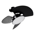 Ventilador de Teto Tron 130W 3 Pás Preto Aventador LED 110V