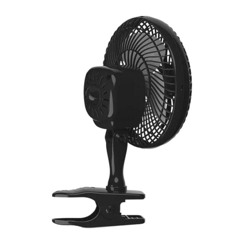 Mini Ventilador Ventisol 3 Velocidades 20CM 3 Pás Preto 220V