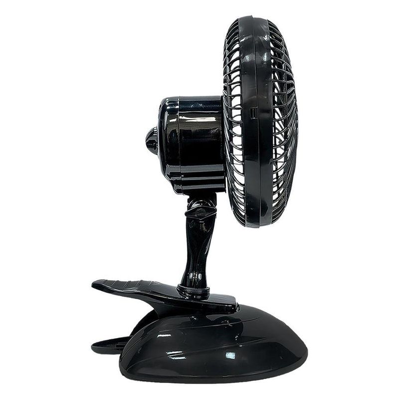 Mini Ventilador Ventisol 3 Velocidades 20CM 3 Pás Preto 220V