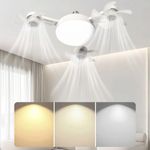 Ventilador de Teto Economia Solar 60W 40CM 3 Pás 3 Velocidades Branco Bivolt