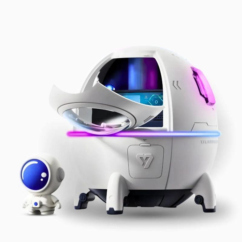 Umidificador de Ar Portátil USB com Difusor de Aroma Space Capsule Humidifier Utimix 0,2L LED