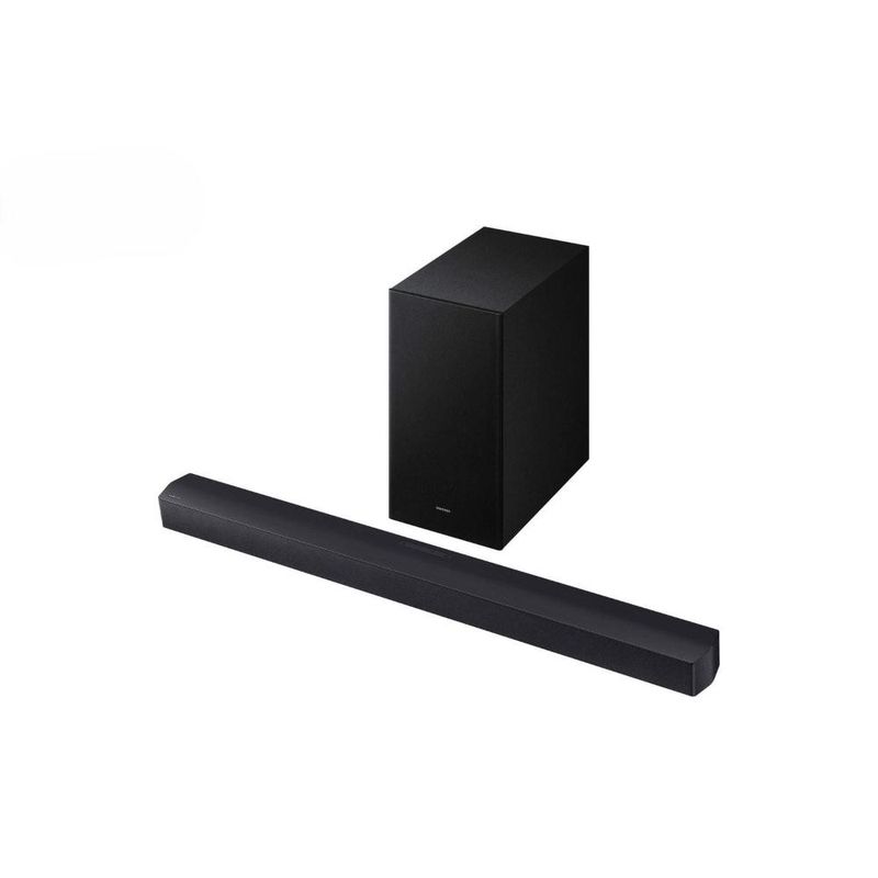 Soundbar samsung hw-b450f/zd 300w bluetooth 21 canais dolby audio titan black