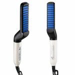 Pente Alisador de Cabelo e Barba Masculino Elétrico Cerâmica Utimix Bivolt