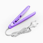Mini Chapinha Prancha Portátil Placa Cerâmica 180°C Bivolt Recarregável Utimix para Viagem Franja