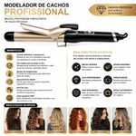 Modelador de Cachos Profissional Cerâmico Aquecimento Rápido Controle de Temperatura Utimix Bivolt