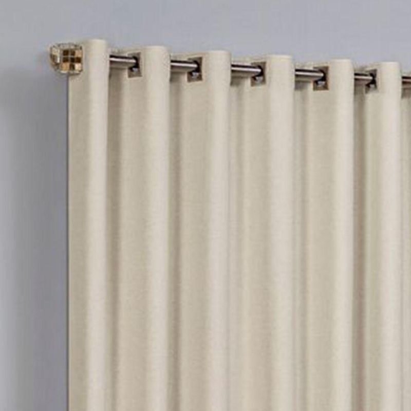 Cortina Blackout Linho Linha Nobre Poliéster para Sala Areia