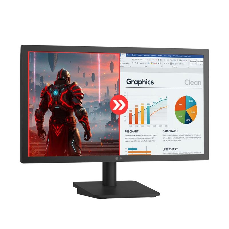 Monitor 22” full hd lg 22u403a-b 120hz 1ms dynamic action sync