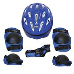 Kit de proteção com blister g azul - bel sports