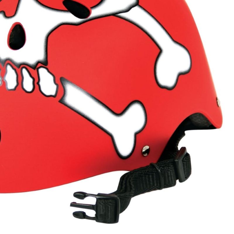 Capacete skate abs vermelho bel proteção eps ventilação