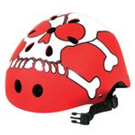 Capacete skate abs vermelho bel proteção eps ventilação