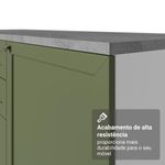Estante sala de estar com rack + cristaleira 230cm vik madesa 01 b