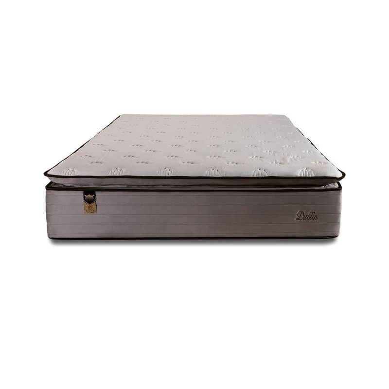 Colchão queen size hellen dublin com molas ensacadas e espuma d33 35x158x198cm - bege