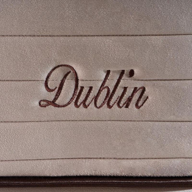 Colchão queen size hellen dublin com molas ensacadas e espuma d33 35x158x198cm - bege