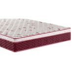 Colchão de casal hellen strong one face espuma d45 24x138x188 cm - vermelho e branco