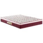 Colchão de casal hellen strong one face espuma d45 24x138x188 cm - vermelho e branco