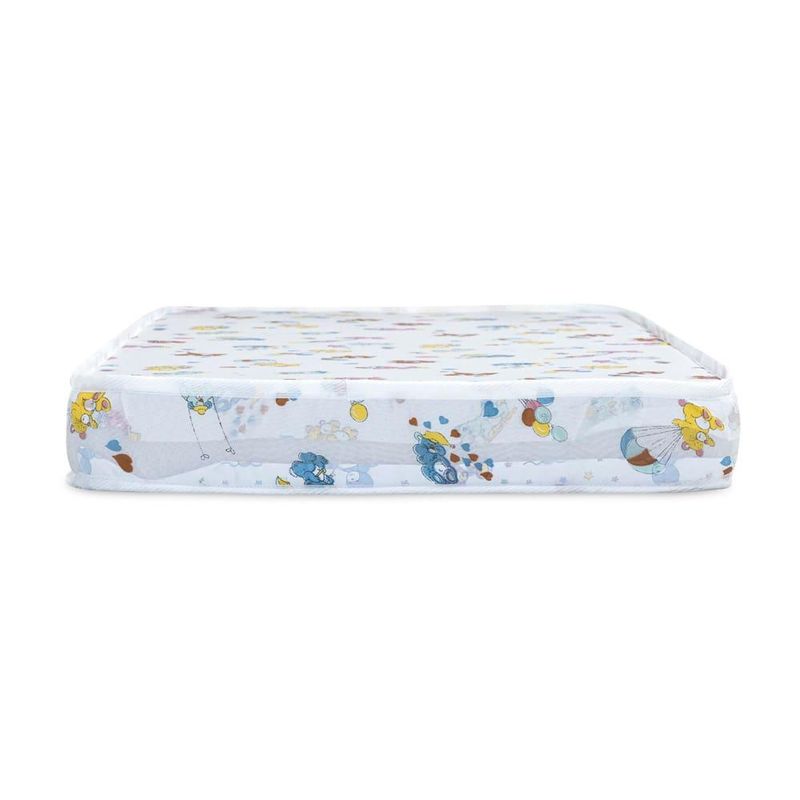 Colchão herval baby encanto espuma d18 10x60x130cm – branco/estampado