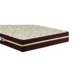 Colchão casal hellen millenium espuma d33 com euro pillow e revestimento em tecido jacquard 19x138x188cm - marrom e bege