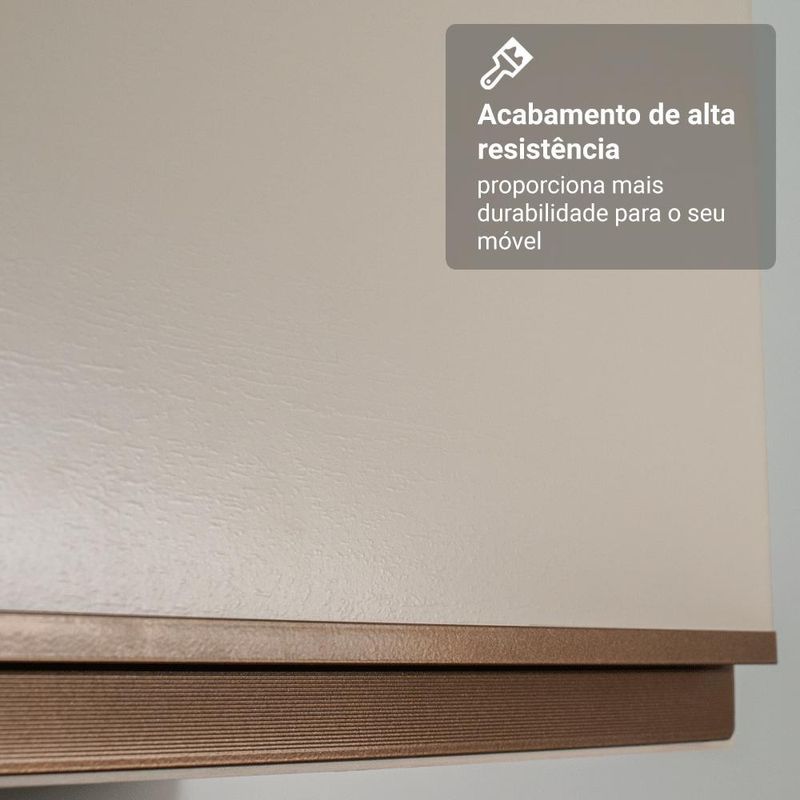Rack suspenso para tv até 70 polegadas + prateleira 200cm nice madesa 01
