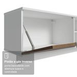 Rack suspenso para tv até 80 polegadas 218 cm 2 portas b stella madesa