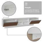 Rack suspenso para tv até 80 polegadas 218 cm 2 portas b glamy madesa