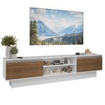 Rack para tv até 80 polegadas 218 cm 2 portas b glamy madesa