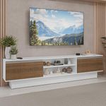 Rack para tv até 80 polegadas 218 cm 2 portas b glamy madesa