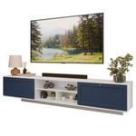 Rack suspenso para tv até 80 polegadas 218 cm 2 portas b vik madesa