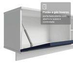 Rack suspenso para tv até 80 polegadas 218 cm 2 portas b vik madesa