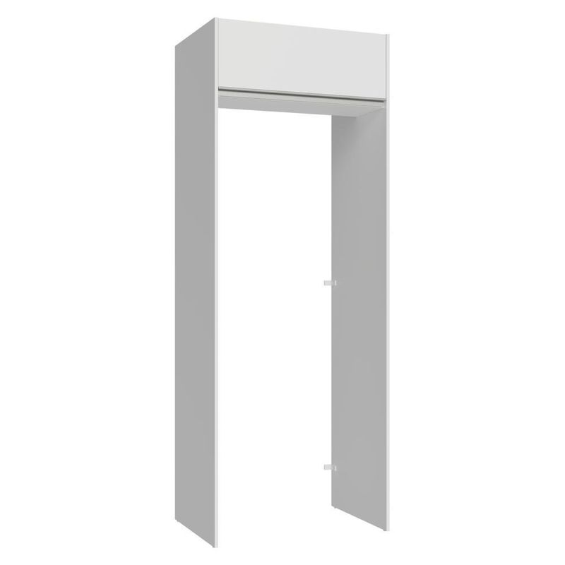 Porta-geladeira 83 cm 1 porta basculante branco glamy madesa